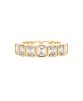 Bezel Set CZ Eternity Band