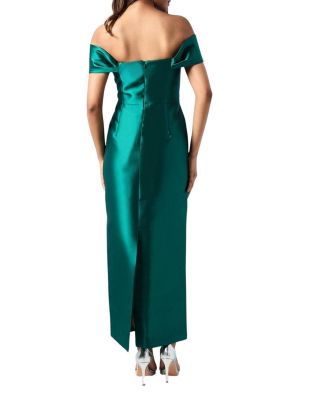 Petite Column Midi Bridesmaid Dress