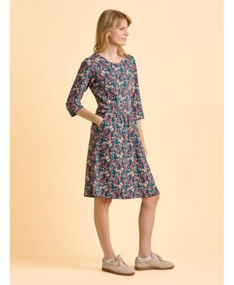 Women's Freya 3/4 Sleeve Round Neck Dress