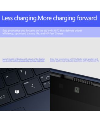 EliteBook Ultra 14" 2.2K Business Laptop, Snapdragon X Elite X1E-78-100, Adreno X1-85, 16GB RAM, 512GB SSD, Win 11 Pro, Blue