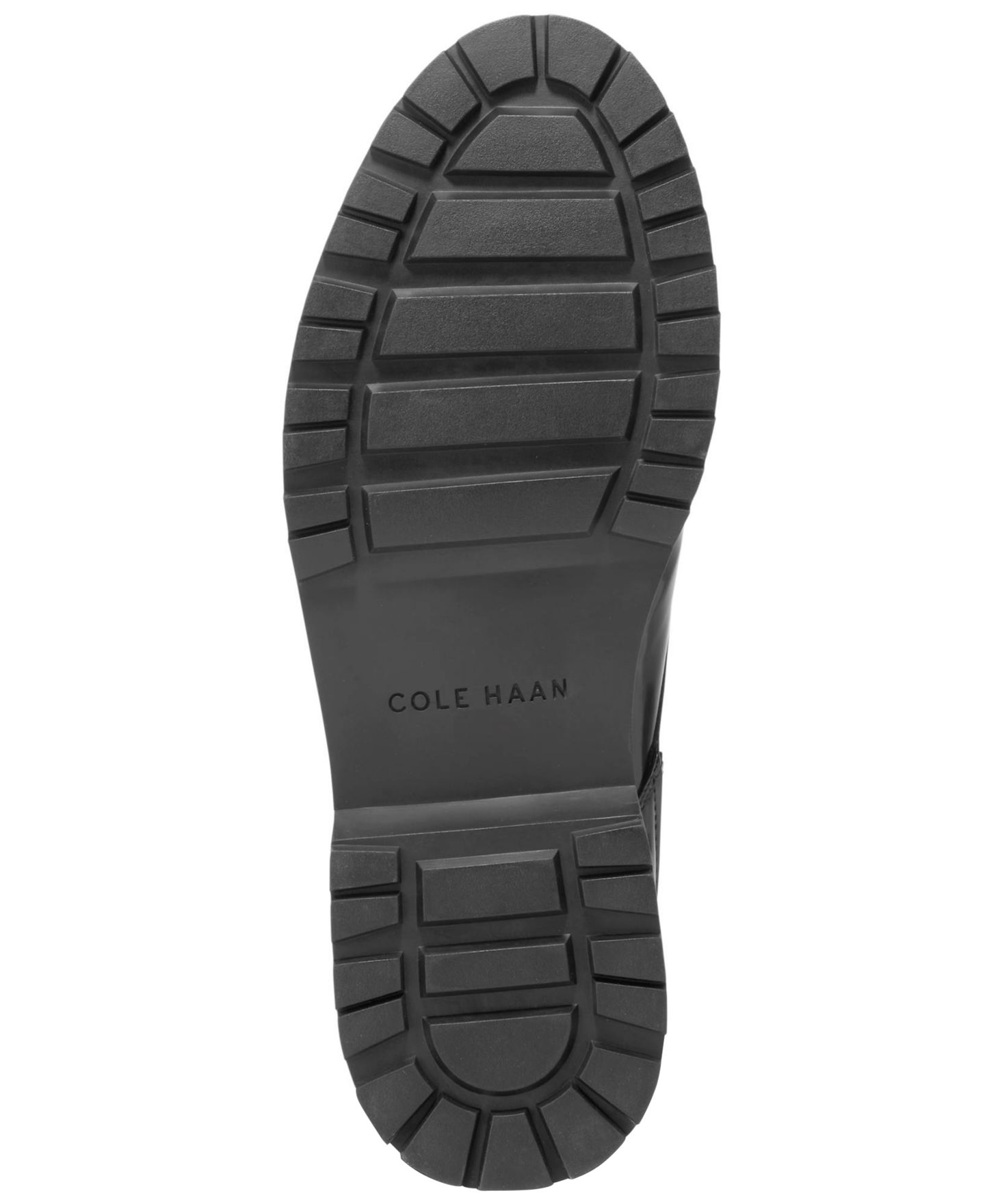 Женские туфли Cole Haan Lug Oxfords, цвет: Чёрный кожаный — фото 5