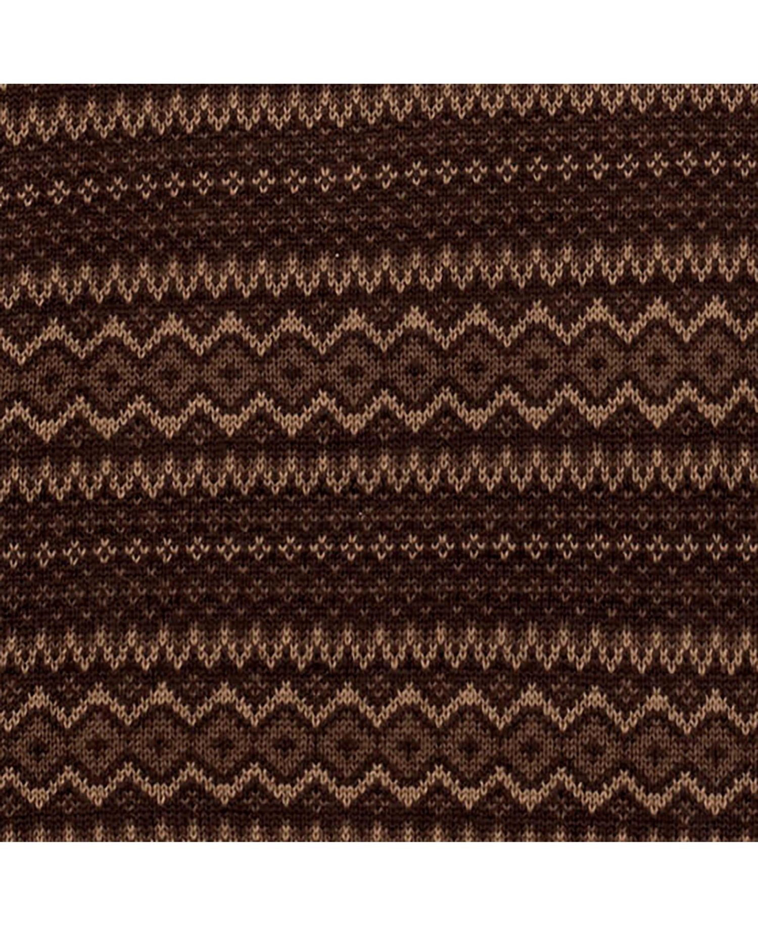 Men's Hope and Henry Organic Half Zip Intarsia Pullover Sweater