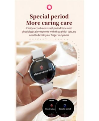 Ultra-thin 1.43" AMOLED Smart Watch With Bluetooth Calling, Health Monitoring,Female Physiological Cycle for Women - Gold