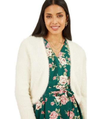 Women's Eyelash Knit Bolero