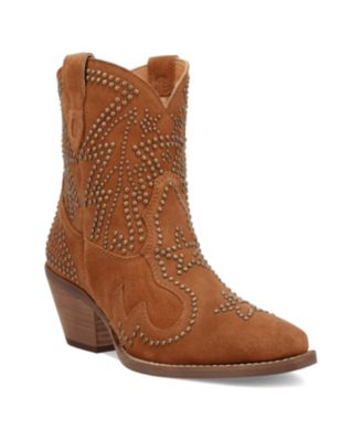 Women's Seein' Stars Suede Leather Bootie