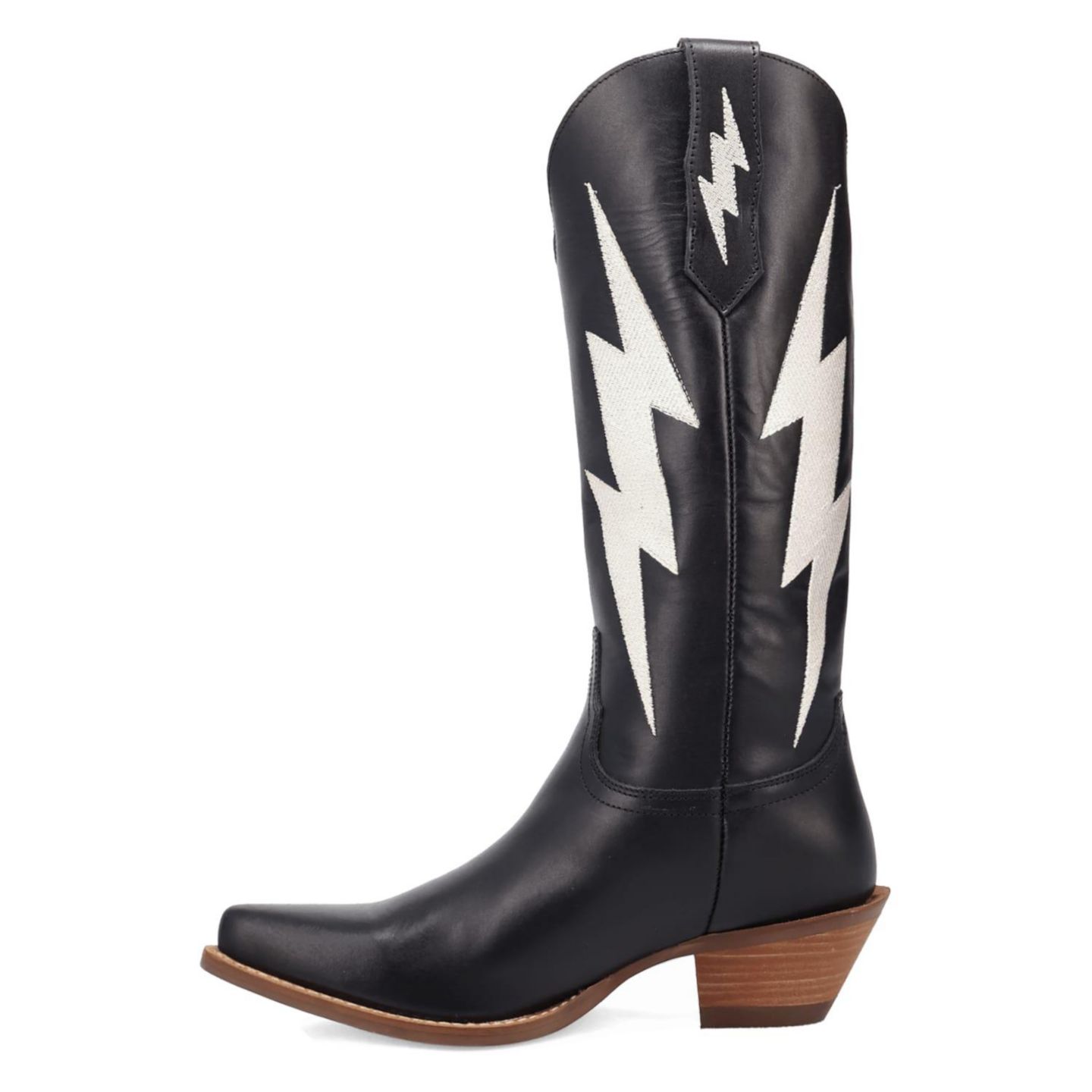 Женские ботинки Dingo Thunderbolt Leather Boot, цвет: Чёрный — фото 3