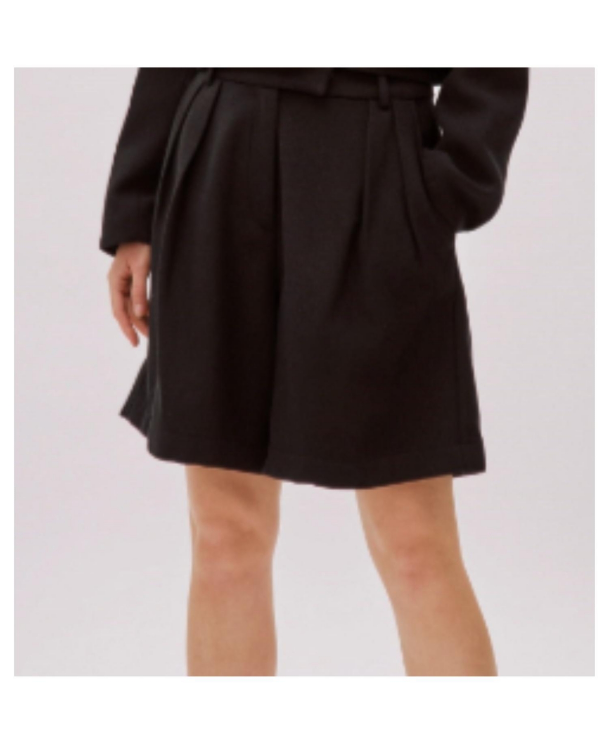 Labeca London Tara Wool Relaxed Shorts