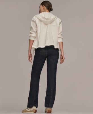 Women's Front Button Hooded Jacket