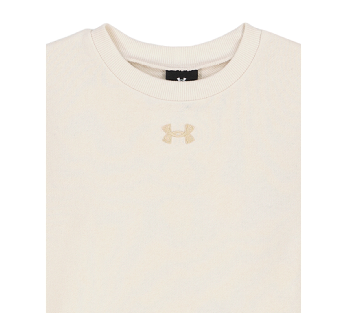 Under Armour Girls 2t-6x Rival Crewneck Top And Joggers, 2-piece Set In Neutral