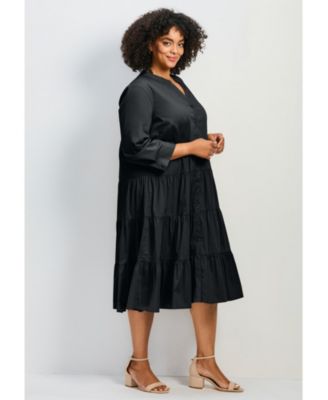 Women's Avery Cotton Poplin Button Dress