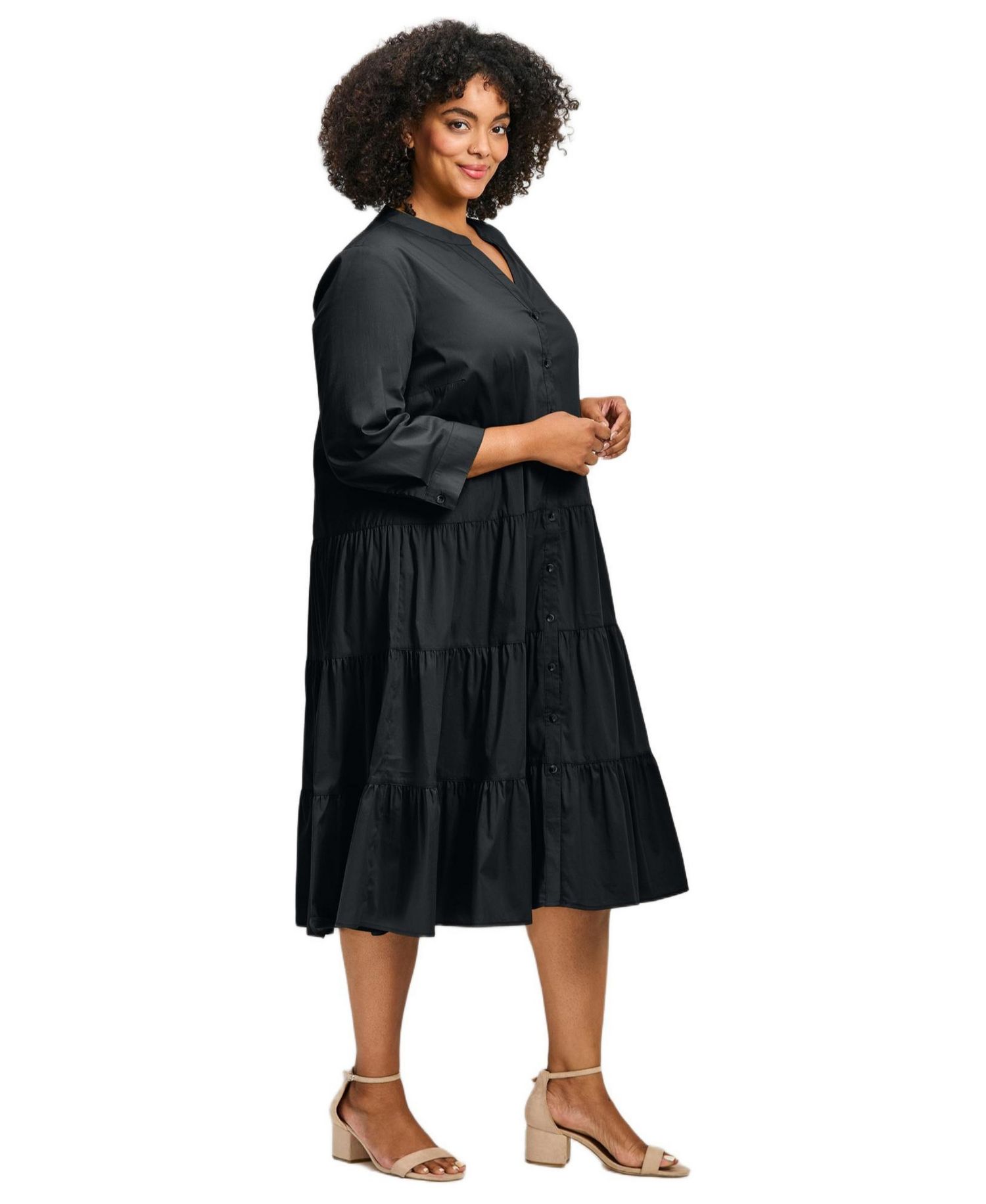 Women's Avery Cotton Poplin Button Dress