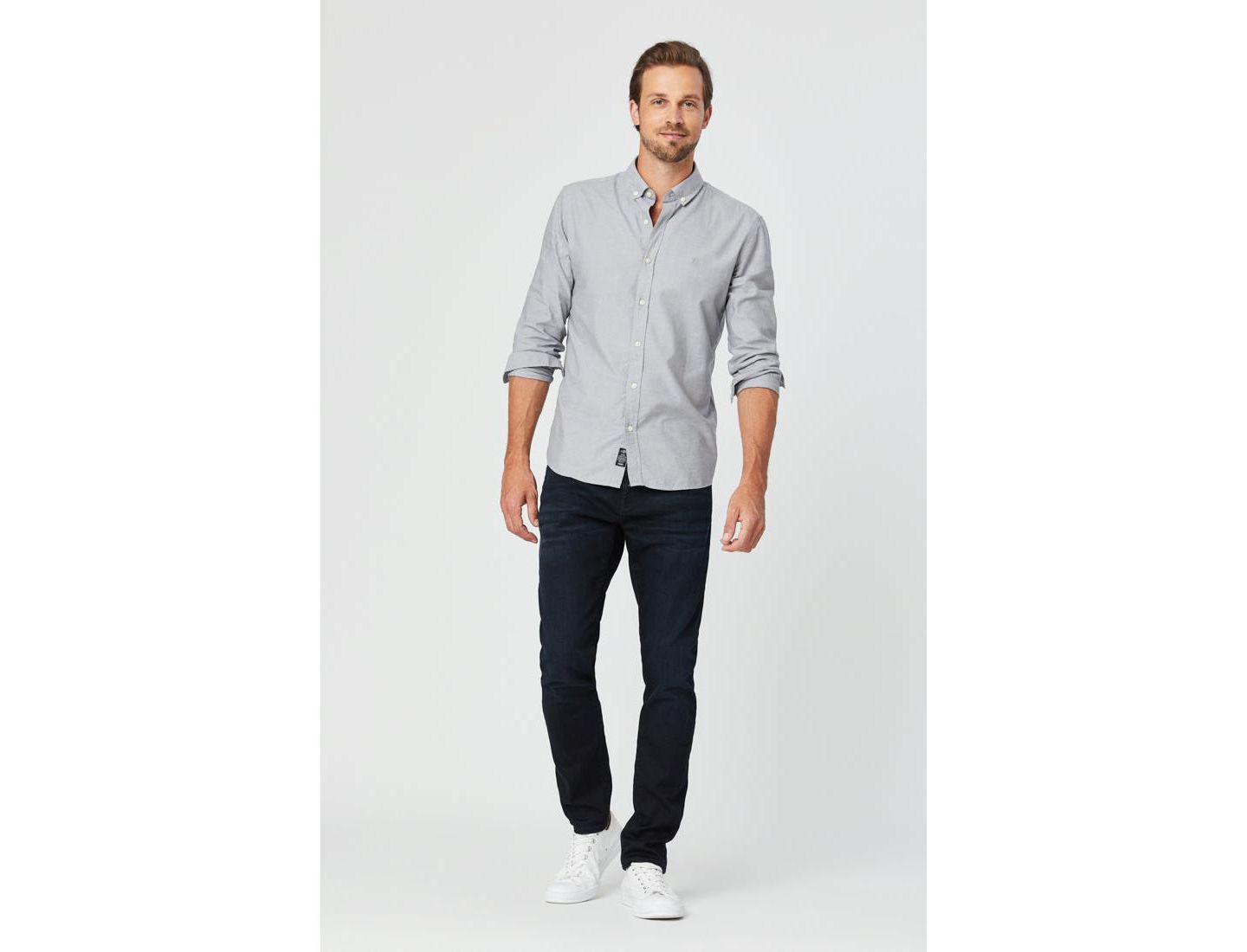 Мужские джинсы Mavi Jeans Jake Regular Rise Skinny Leg In Dark Indigo Williamsburg — фото 1