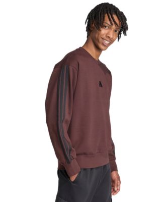 Men's Essentials 3-Stripes Fleece Sweatshirt