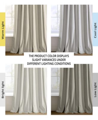Signature Extra Wide Velvet Blackout Curtain