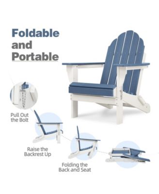 Outdoor Folding Adirondack Chair