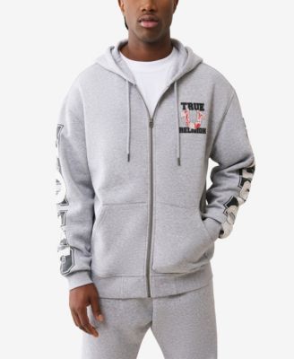 Men's Zip-Up Front Long-Sleeve Hoodie