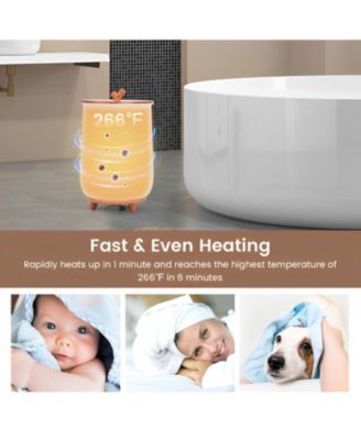 23L Large Luxury Bucket-Style Towel Warmer with Fragrant Disc Holder