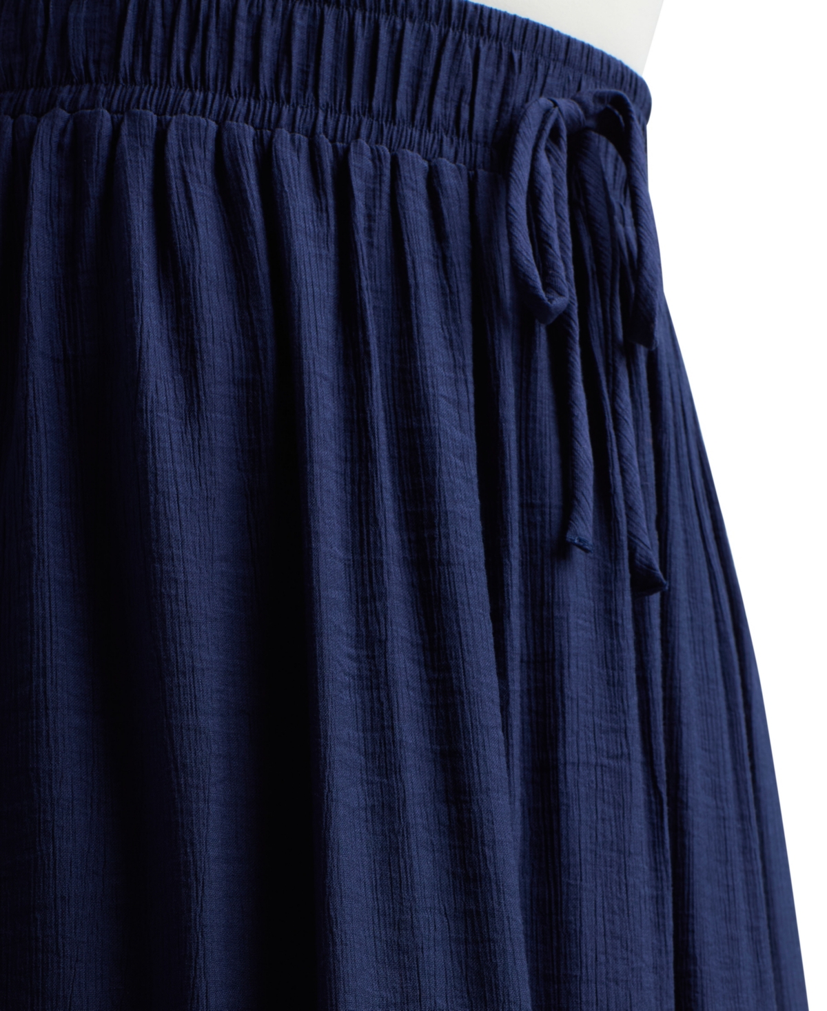 Bcx Juniors' Resort Solid Crinkle A-Line Skirt