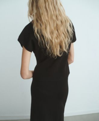 Women's Fine-Knit Fitted Sweater