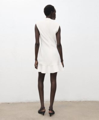 Women's Ruffled High-Neck Dress