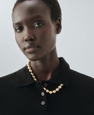 Women's Selection Wool Polo-Neck Sweater