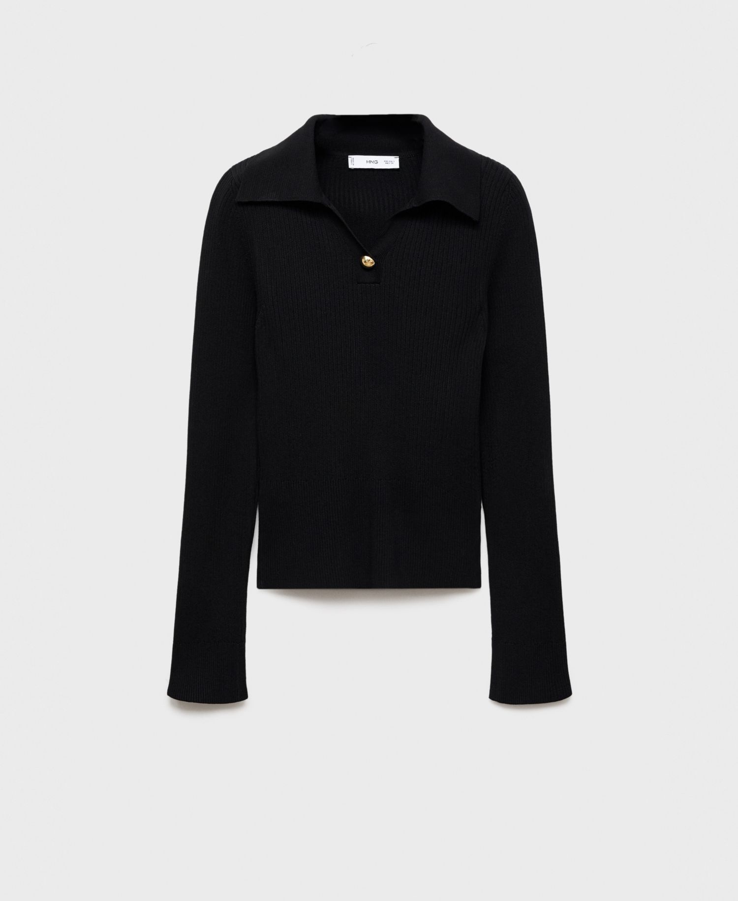 Women's Jewel Button Ribbed Sweater