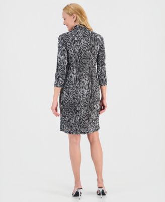 Women's Layered-Look Jacket Dress