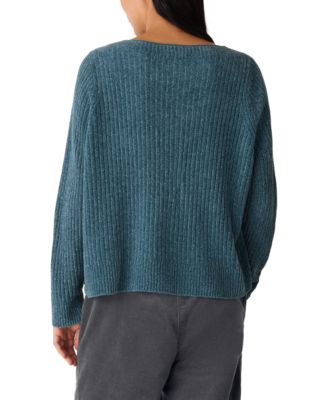 Women's Square Armhole Crewneck Sweater
