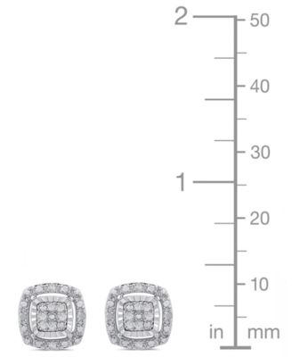 2-Piece Diamond Earrings and Pendant Necklace Set (1/4 ct. t.w.) in Sterling Silver