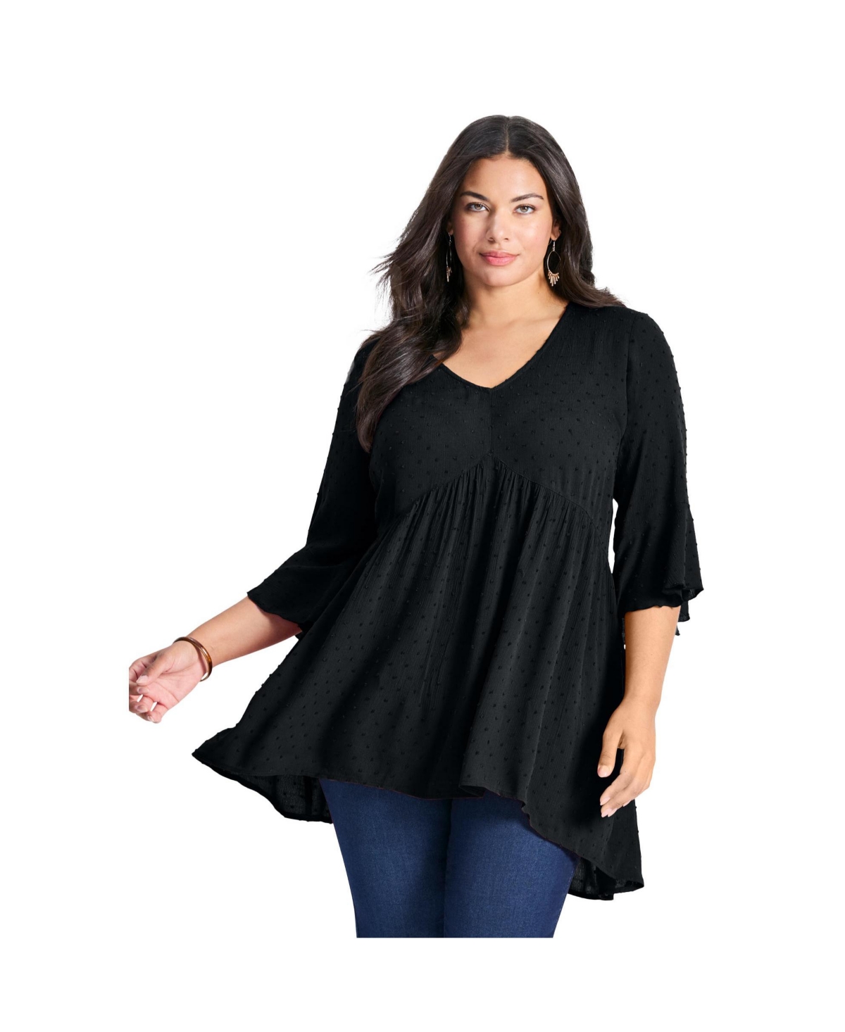 Avenue Women's Veronica Dobby Tunic