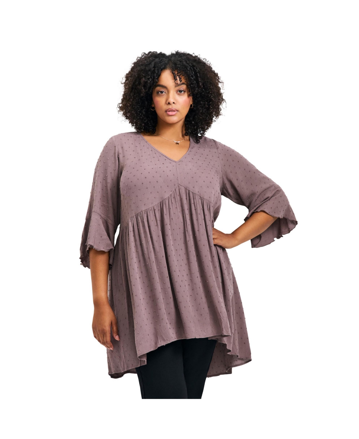 Avenue Women's Veronica Dobby Tunic