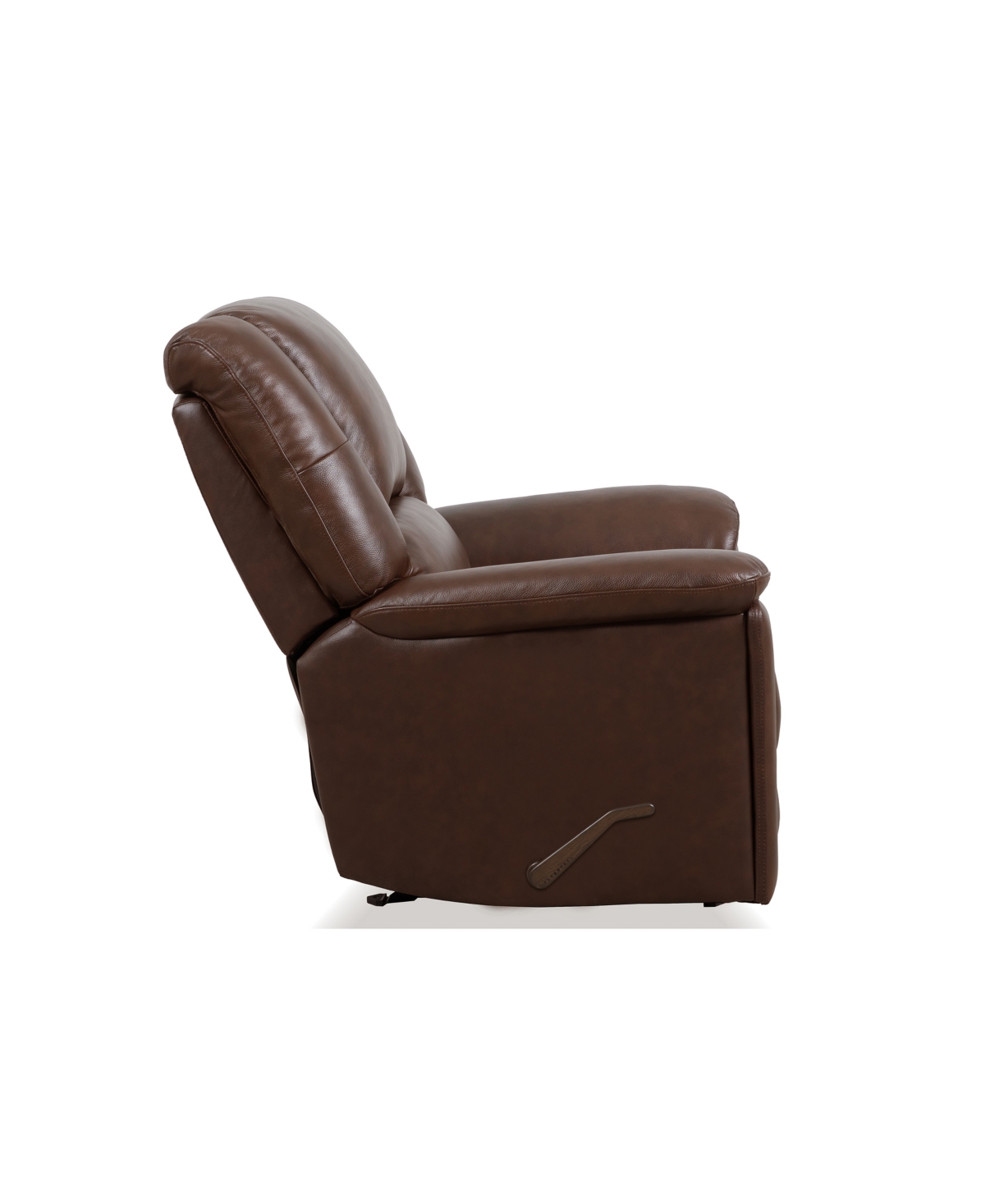 Flexsteel 44" Leather Preston Gliding Recliner