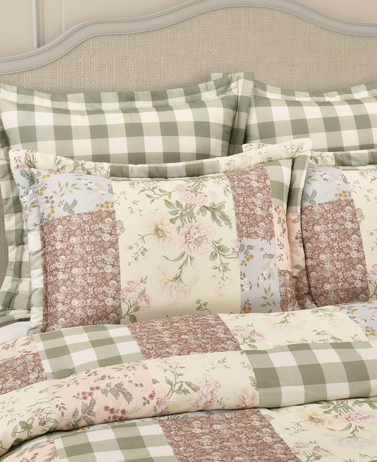 Piper & Wright Eloise Patchwork 3-Pc. Comforter Set, Full/Queen