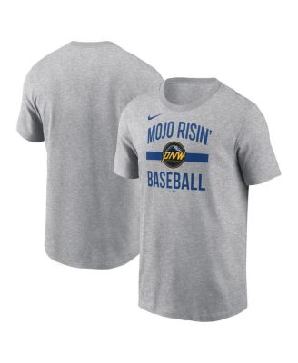 Nike - Men's Heather Gray Seattle Mariners City Connect Arched Team Phrase T-Shirt