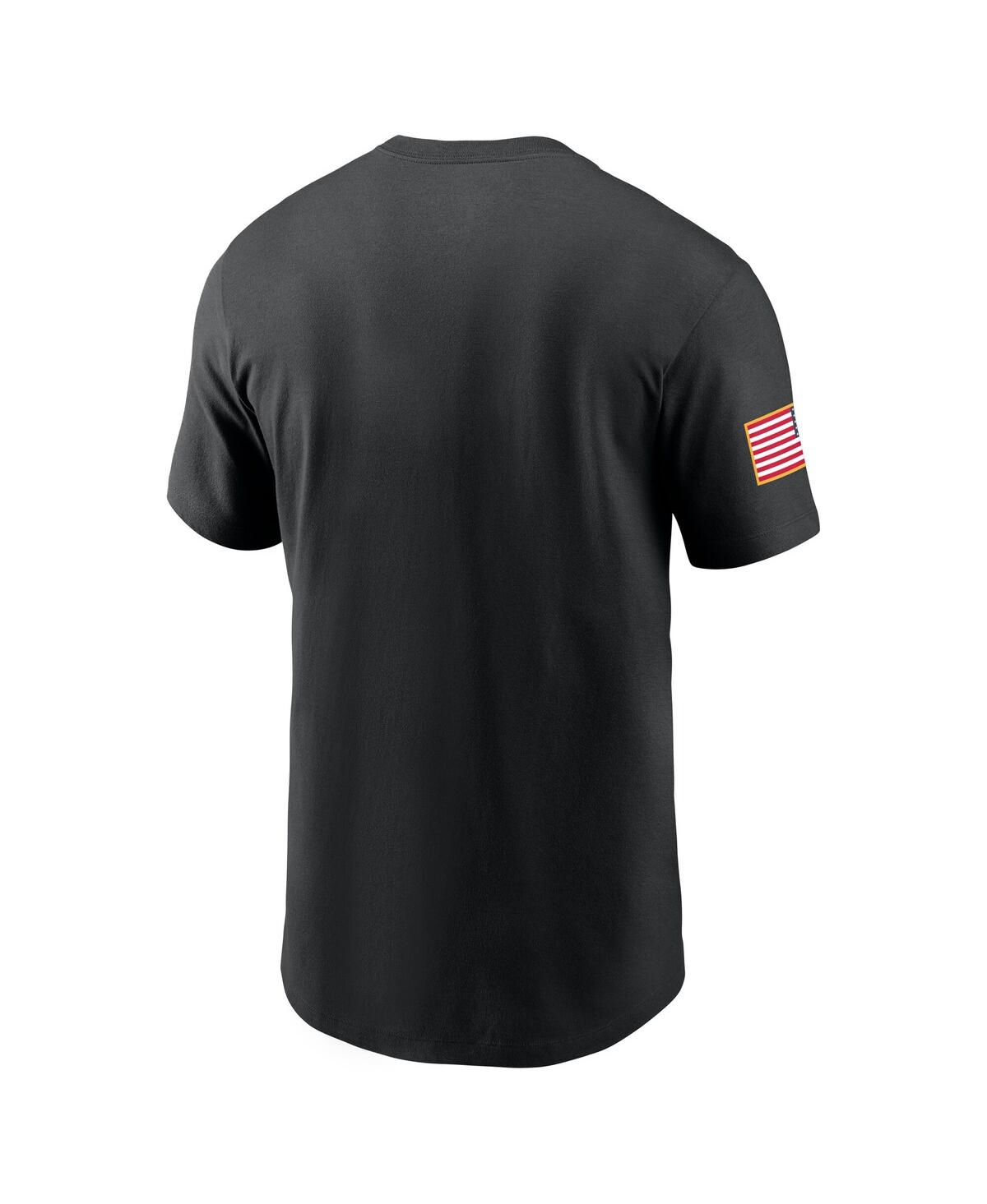Nike Men's Black Georgia Bulldogs 2025 Military Appreciation Dri-fit T-Shirt