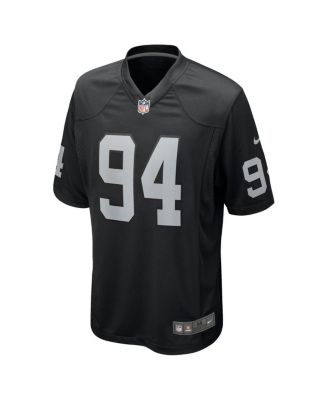 Men's Christian Wilkins Black Las Vegas Raiders Team Game Jersey