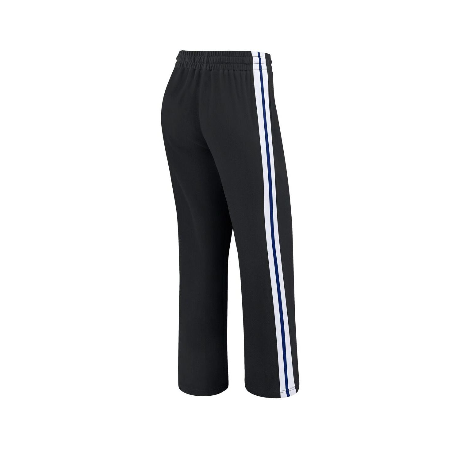 Women's Black New York Giants Color-Block Straight Leg Pants