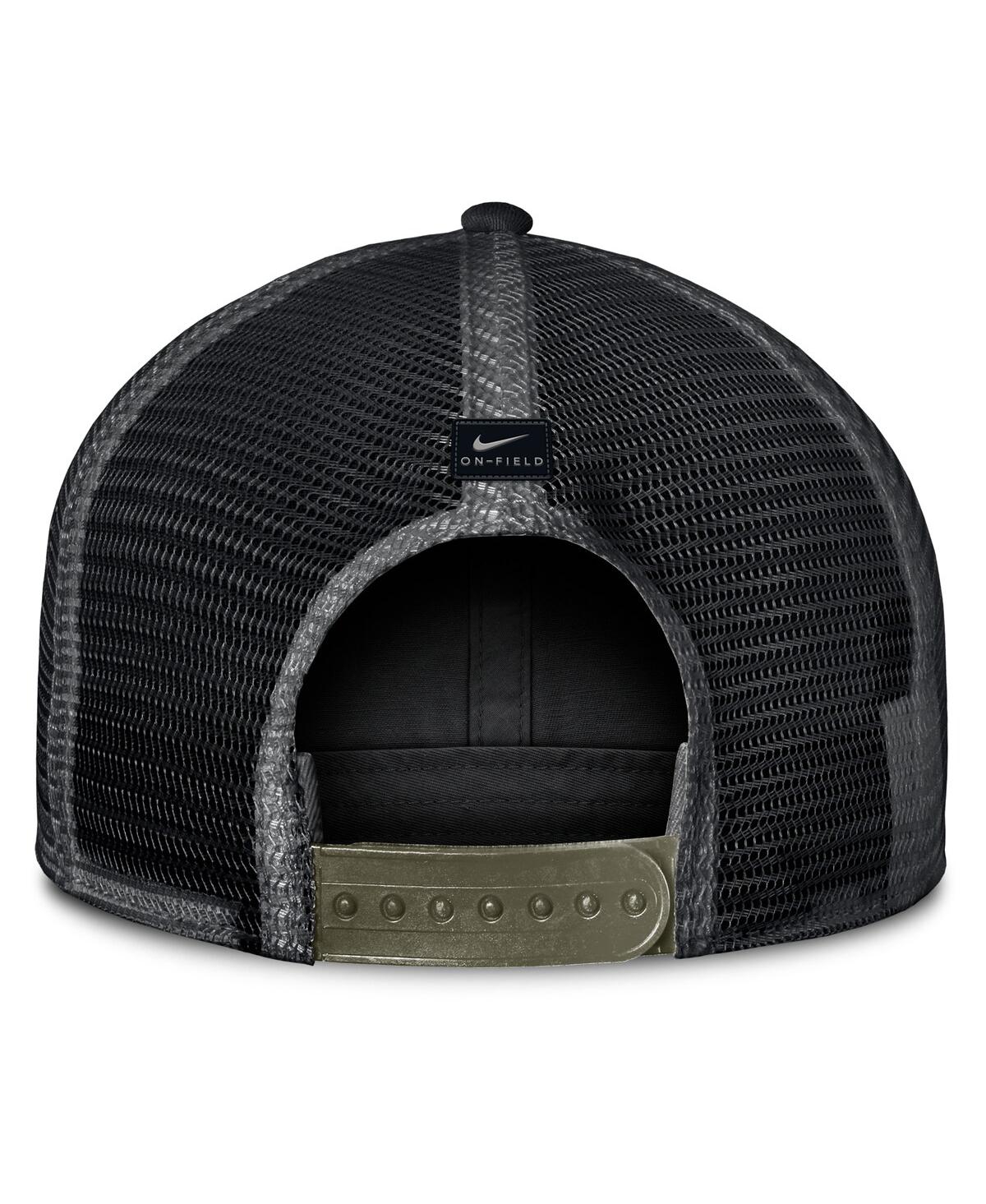 Nike Men's Camo Duke Blue Devils 2025 Military Appreciation Rise Adjustable Trucker Hat