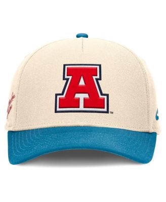 Men's Natural/Turquoise Arizona Wildcats Academic Rise Dri-FIT Adjustable Hat