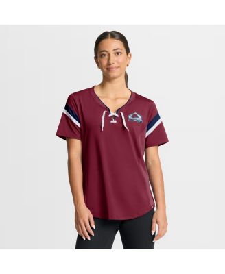 Fanatics - Women's Burgundy Colorado Avalanche Offside Athena T-Shirt
