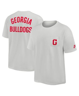 Nike - Men's Gray Georgia Bulldogs Legacy 2-Hit Max90 Pocket T-Shirt