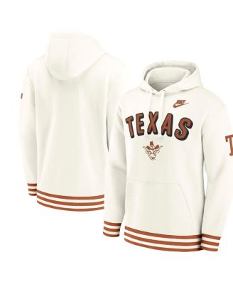 Nike - Men's Cream Texas Longhorns Legacy Retro Pullover Hoodie