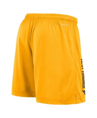 Men's Navy/Gold West Virginia Mountaineers Courtside Standard Issue Dri-FIT Reversible Shorts