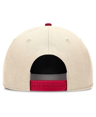 Men's Natural/Cardinal USC Trojans Academic Rise Dri-FIT Adjustable Hat