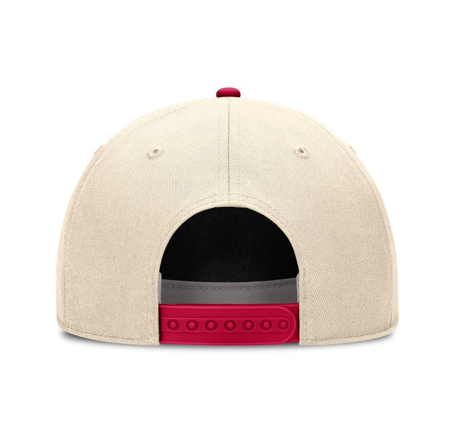 Men's Natural/Cardinal USC Trojans Academic Rise Dri-FIT Adjustable Hat