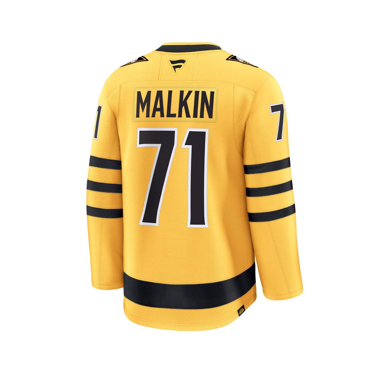 Men's Evgeni Malkin Gold Pittsburgh Penguins Alternate Premium Player Jersey