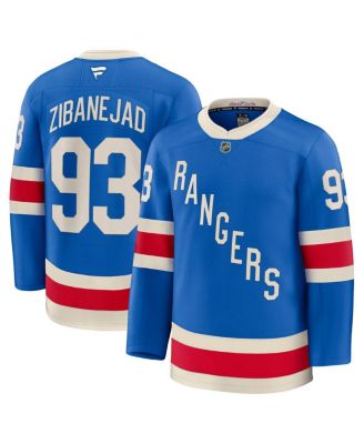 Fanatics - Men's Mika Zibanejad Blue New York Rangers Centennial Premium Jersey