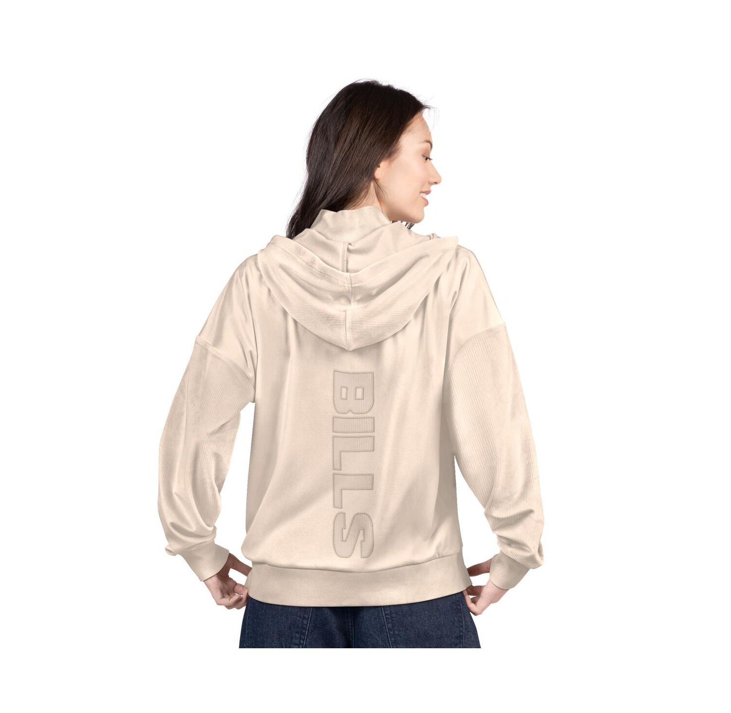 Women's Tan Buffalo Bills Rookie Full-Zip Hoodie