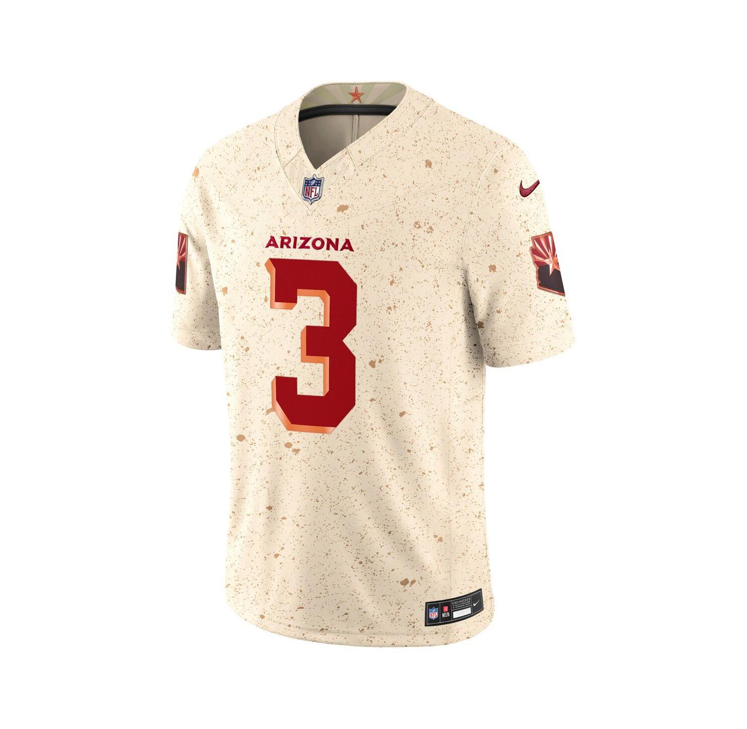Men's Budda Baker Natural Arizona Cardinals 2025 Rivalries Collection Limited Jersey