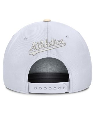 Men's White/Cream Athletics Pro Performance Snapback Hat